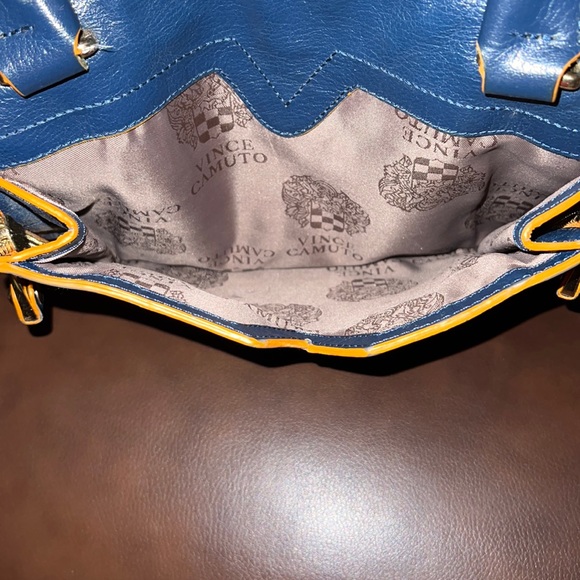 Gently Used Vince Camuto Leather Rectangular Tote. - Picture 6 of 8